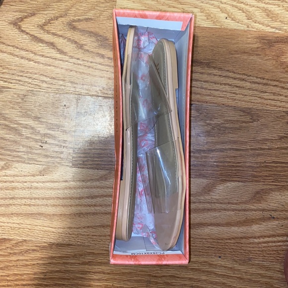 Ego shoes nude and clear slide on sandals worn once wrong size - Picture 3 of 4